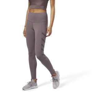 Reebok Cardio High Rise Tights Damen - Lila - DE 608-JAH